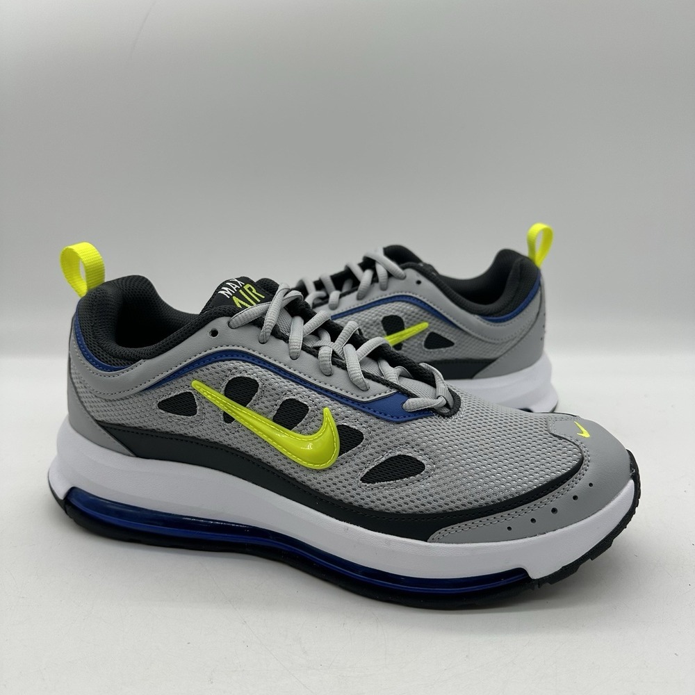 Nike Air Max AP CU4826-009 Men's Size 9.5 Running Shoes Wolf Grey Lemon Venom